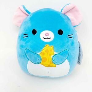 Squishmallow Squaz 8” Box Lunch Exclusive Blue Mouse Cheese Plush NWT